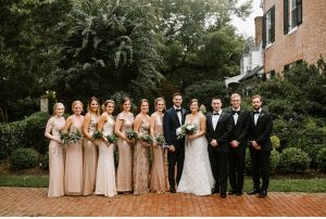 Romantic Gold & Navy Wedding || Tidewater Inn, Easton MD || Victoria Selman Photographer