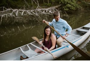 Maryland Canoe Adventure Engagement Session || Victoria Selman Photographer