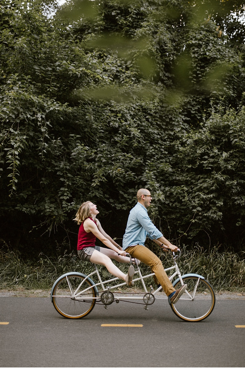 Fun Tandem Bike Engagement Session Georgetown Wedding Photographer 23 Photo Showit Blog