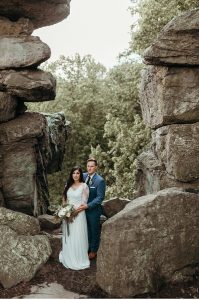 Foggy Mountaintop Elopement in Maryland with Macrame || Victoria Selman Photographer