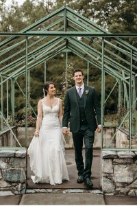 Rainy Historic Acres of Hershey Wedding with Air Plants & Succulents Galore // Victoria Selman Photographer