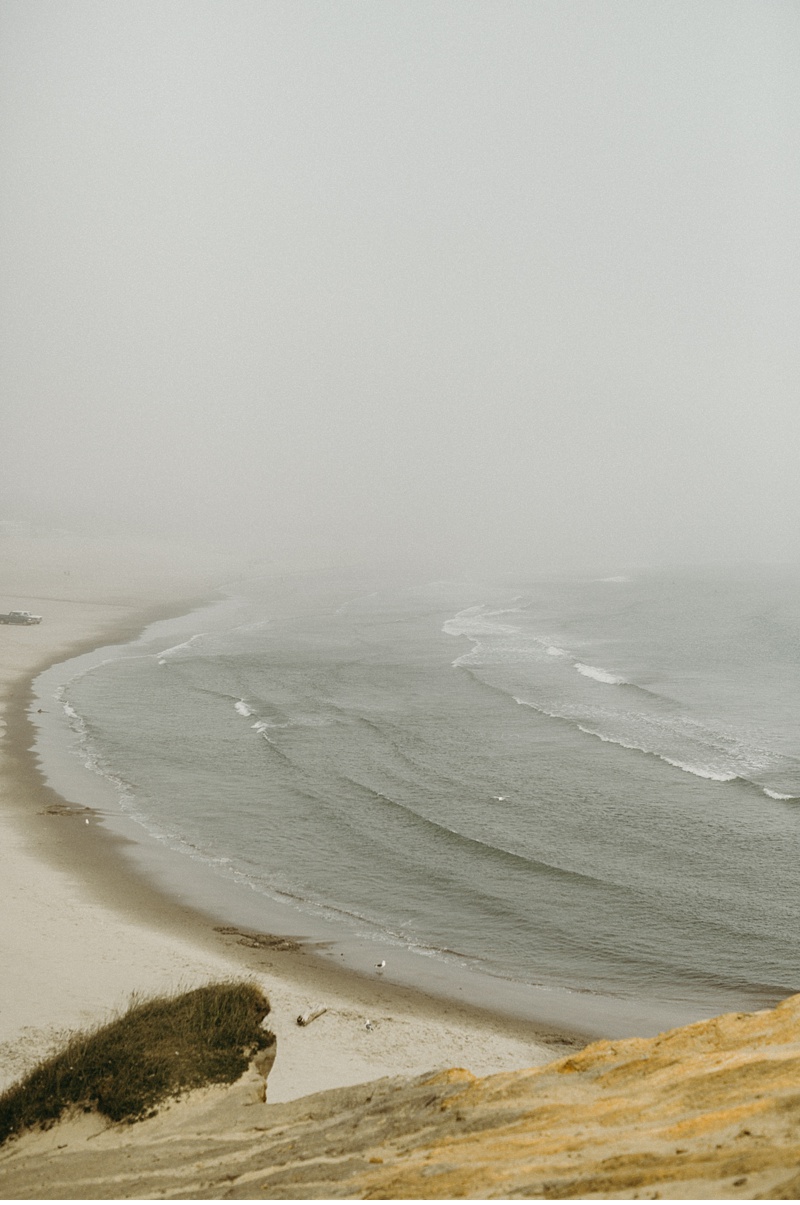 Foggy Oregon Coast Engagement at Cape Kiwanda // Pacific City, OR // Victoria Selman Photographer