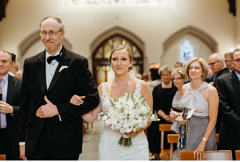 Elegant White & Dusty Blue Georgetown University Wedding || Maggie ...