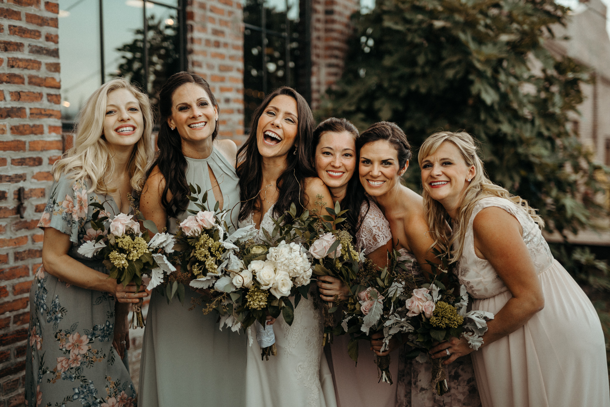 Unique Industrial Chic Baltimore Wedding at Monument Brewing Co. with Food Trucks // Baltimore, Maryland // Victoria Selman Photographer