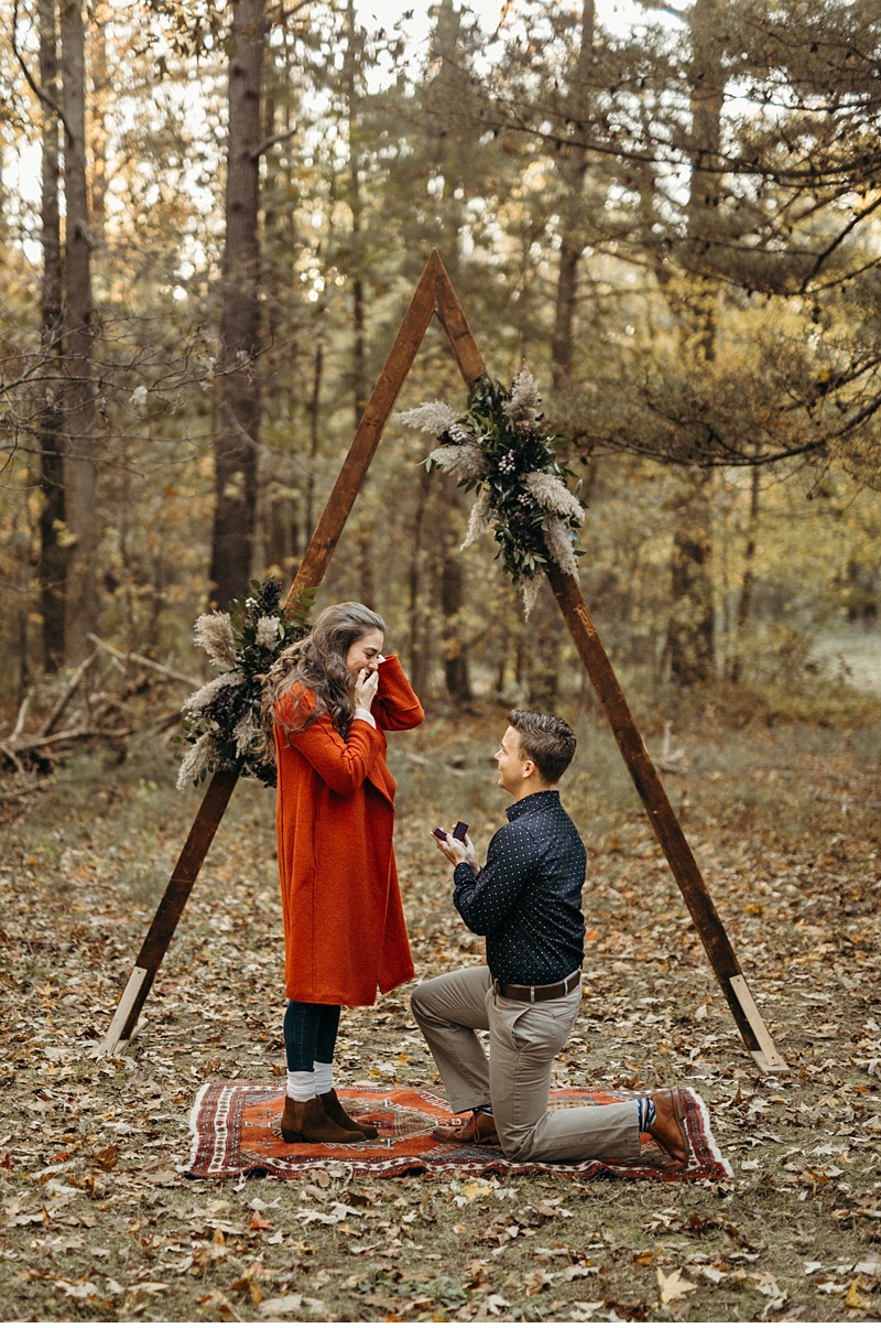 Surprise proposal during a portrait photoshoot! // Unique proposal ideas // Victoria Selman Photographer