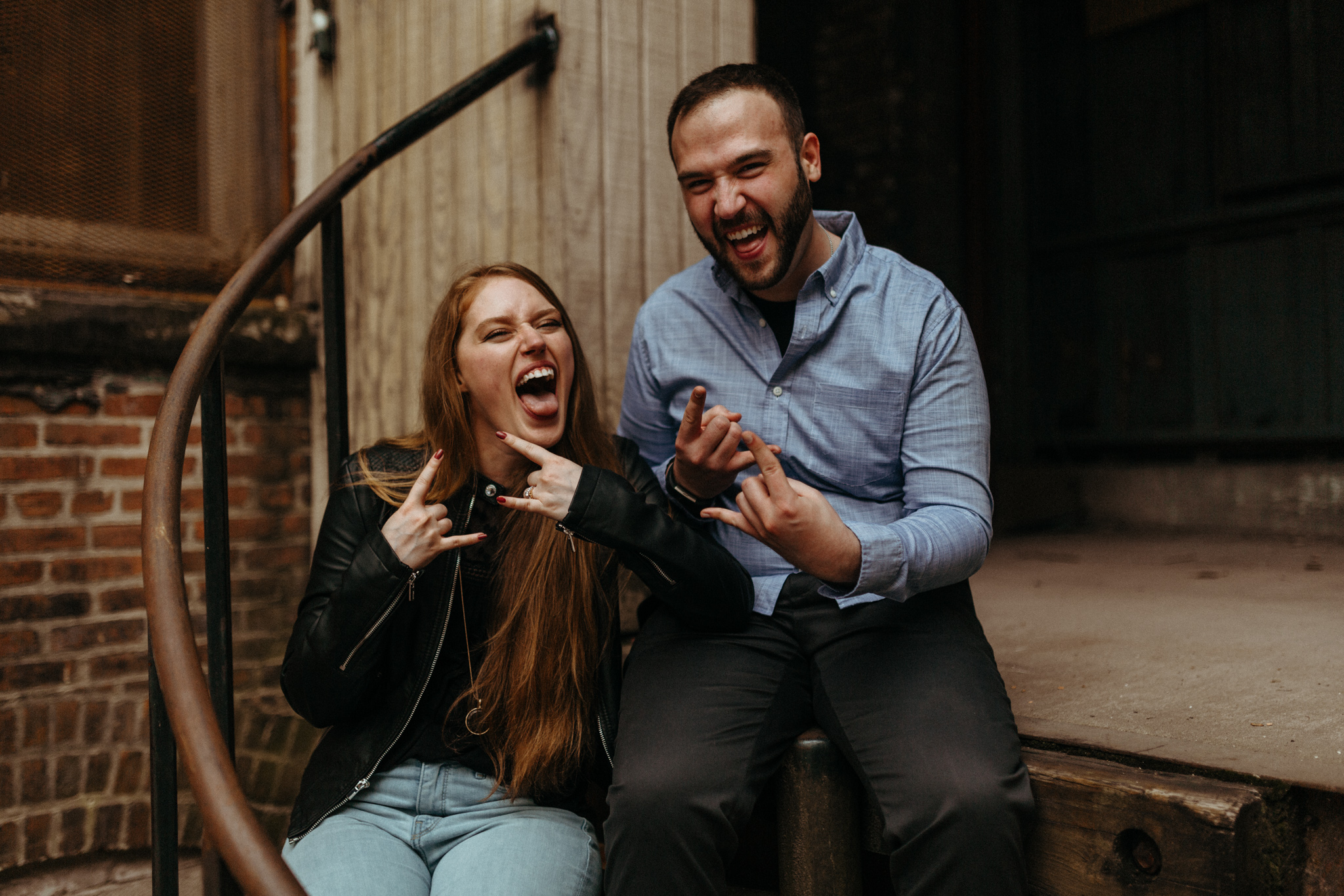 Edgy Industrial Clipper Mill Baltimore Engagement // Victoria Selman Photographer