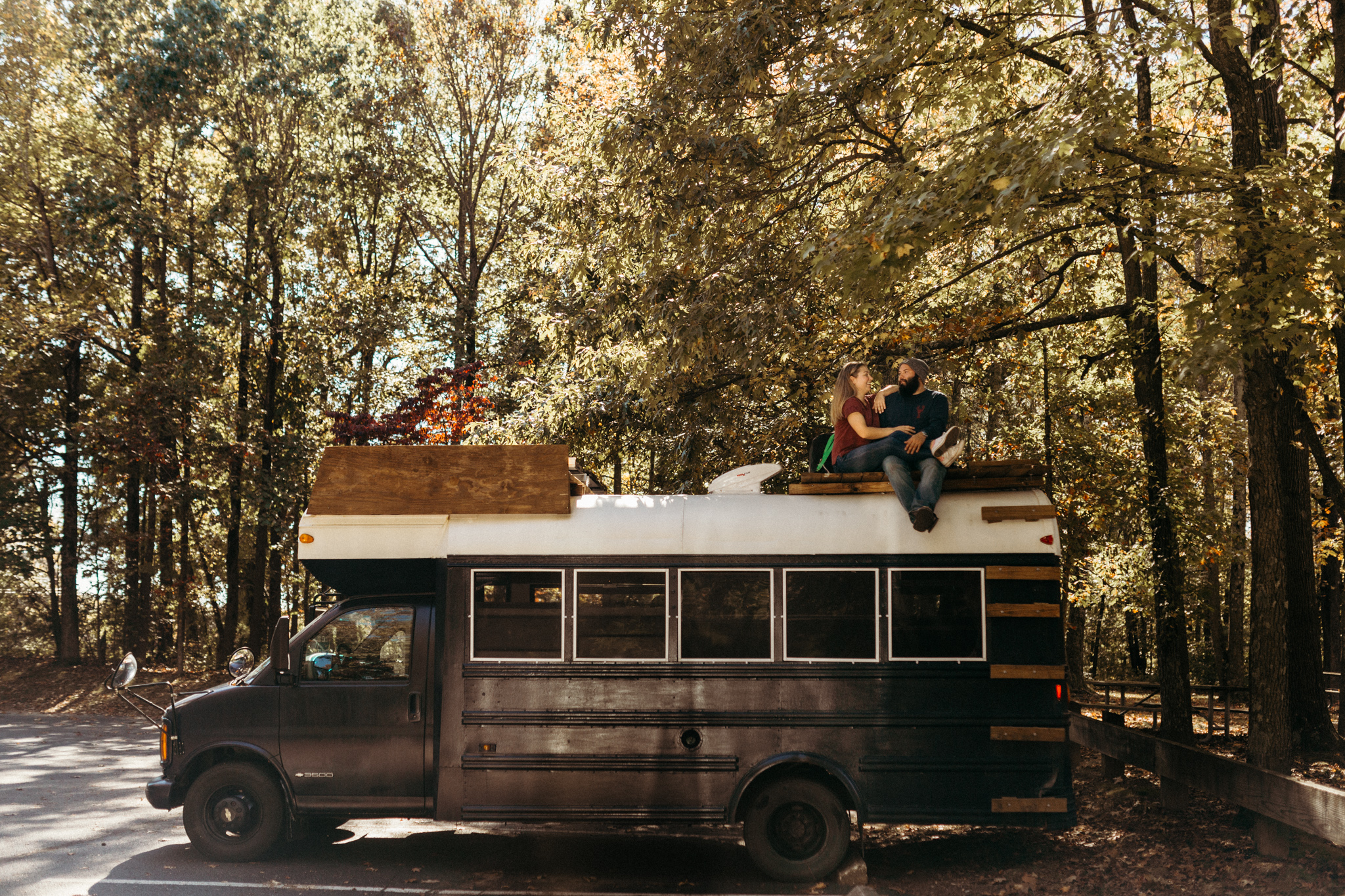 Renovated Skoolie In-Bus Chill Sesh With Their Cat // Baltimore Wedding Photographer Victoria Selman