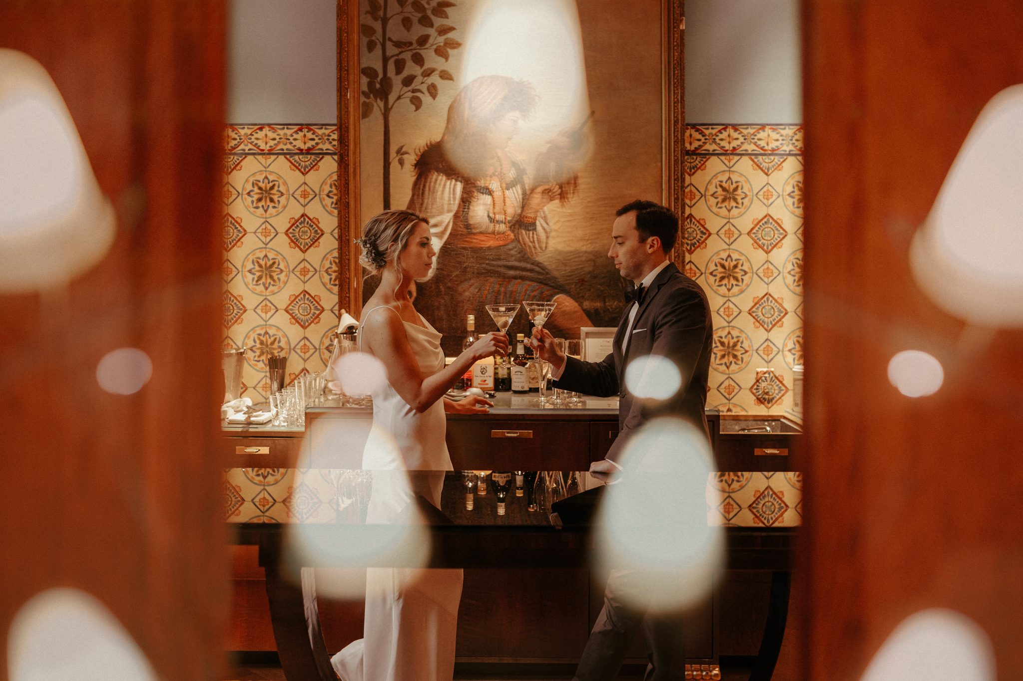 Indie micro-wedding at baltimore's Ivy Hotel by moody maryland wedding photographer Victoria Selman