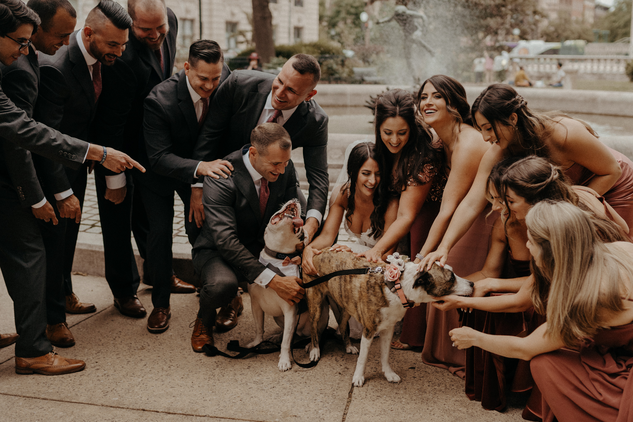Moody dusty rose & gold wedding at the Mt Washington Mill Dye House with velvets and satin textures, baltimore elopement photographer Victoria Selman