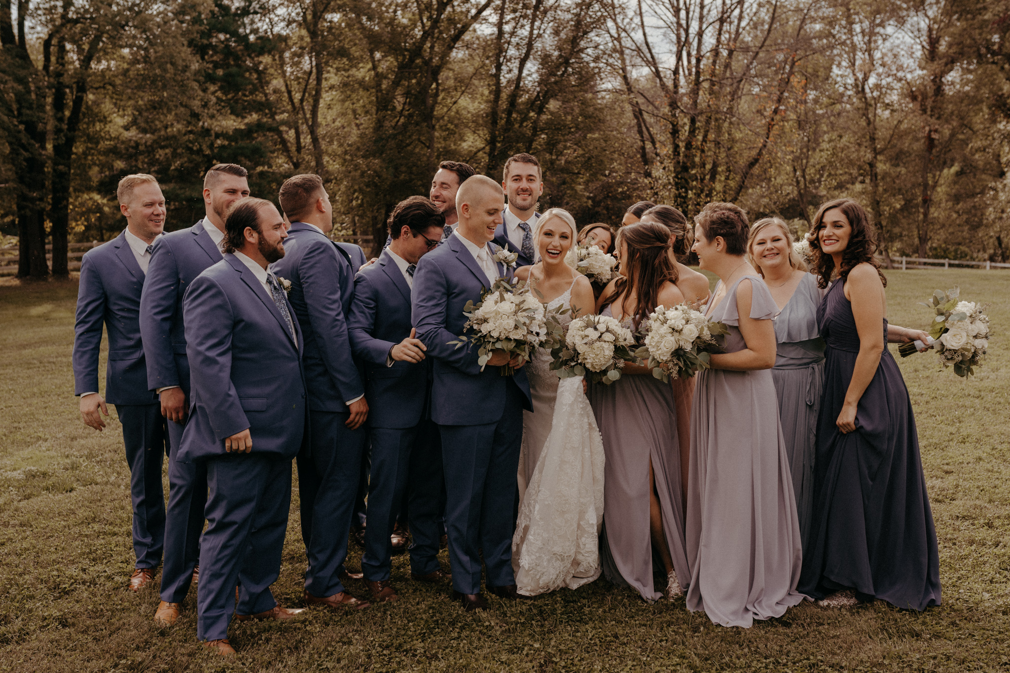Outdoor Relaxed Wedding Photographer in Maryland for Moody Organic Photos